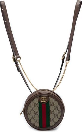 Gucci Pre-owned Gucci Mini GG Supreme Web Ophidia Round Backpack Ladies F1ANL1S1VADYBXLH