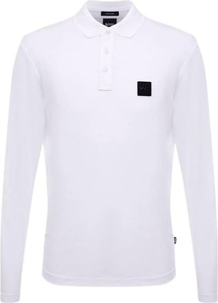 HUGO BOSS Pado 08 Poloshirt - Heren - Polos - Wit - XL - Katoen - Tops