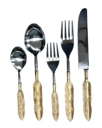 A&B Home Discontinued A&B Home Set Of 5 Enchanted Cutlery In Box