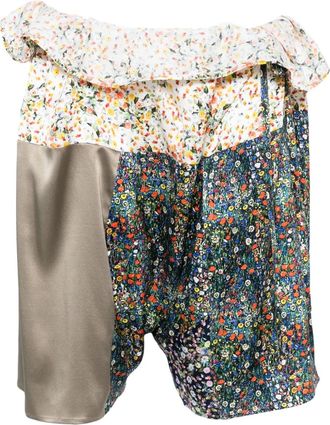 Bless Shorts in seta - Giallo
