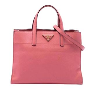 Prada Pre-owned Satchel - Dames - Pre-owned - Roze - Maat: ONE Size Leer