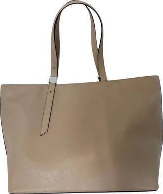 HUGO BOSS Mel 2.0 Tote - Dames - Schoudertassen - Beige - ONE Size - Leer - Tassen