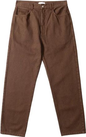 Edmmond Studios Avail Pants - Heren - Straight fit broeken - Bruin - M - Katoen - Broeken