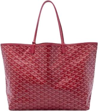 Goyard Pre-owned Saint Louis GM Tote Bag - Dames - Pre-owned - Rood - Maat: ONE Size