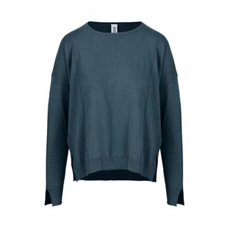 Bomboogie Trui met ronde hals - Dames - Ronde hals truien - Blauw - S - Truien & Vesten