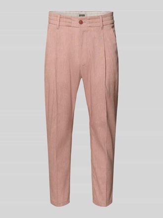 Drykorn Drykorn Hose mit B&uuml;gelfalte und elastischem Bund Modell CHASY in Rostrot, Gr&ouml;&szlig;e 30/32