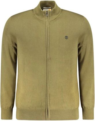 Timberland Groene Katoenen Trui - Heren - Vesten - Groen - M - Katoen - Truien & Vesten