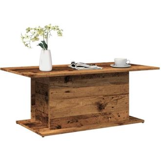 vidaXL Tavolino da Salotto Legno Antico 102x55,5x40 cm in Truciolato - Vidaxl