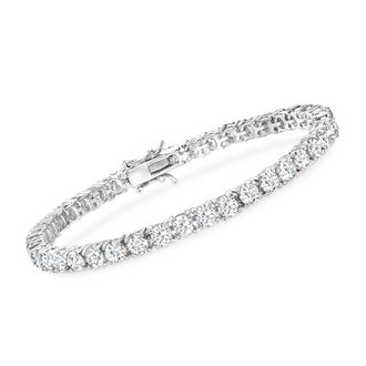 Ross-Simons CZ Tennis Bracelet in Sterling Silver