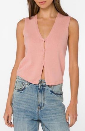 Velvet Heart Rosina Sleeveless Knit Vest in Powder Coral at Nordstrom Rack, Size X-Small