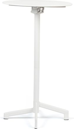 Sklum Sklum - Mesa De Bar Redonda &Oslash;60 Cm Plegable Y Convertible En 2 Alturas En Acero Dely