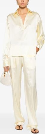 Tom Ford Stretch Silk Satin Polo
