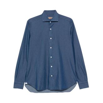 Barba Dandy Life Denim Shirt - Heren - Casual Overhemden - Blauw - 3XL - Denim - Overhemden