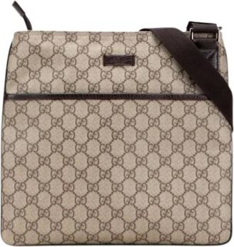 Gucci Pre-owned Cross Body Bags, female, Beige, Size: ONE SIZE Pre-owned Fabric crossbody-bags