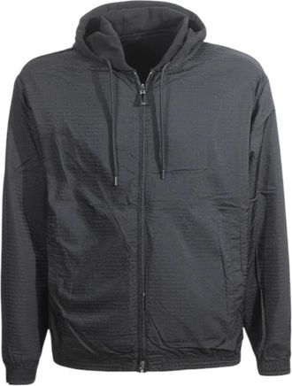 Armani Hoodies - Heren - Vesten met rits - Zwart - M - Hoodies & sweatvesten