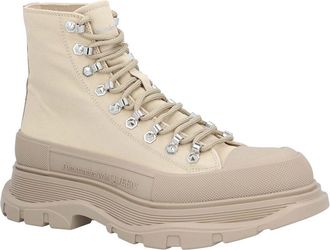 Alexander McQueen Alexander Mcqueen Mens Canvas Tread Slick Boot, Never Worn (Authentic Pre- Loved)