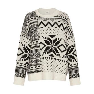 Max Mara Round-neck Truien - Dames - Ronde hals truien - Veelkleurig - S - Truien & Vesten