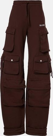 The Attico Pantaloni cargo Fern in pile di cotone