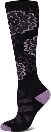 Darn Tough Dahlia OTC Midweight with Cushion Womens Crew Cut Socks Shoes Black : MD (US 7.5-9.5), Lycra/Merino/Nylon