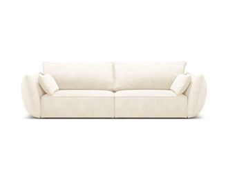 MICADONI Sof&aacute; 3 plazas de tejido chenilla beige claro