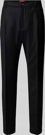 Cruna Stoffhose aus Schurwolle mit Eingrifftaschen Modell Mitte in Black, Größe 46