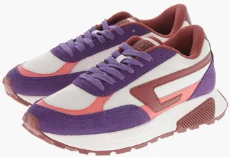 Diesel Leather Low-Top Sneakers S-TYCHE Color Block size 36,5