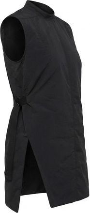 Rick Owens Black Quilted Tunic Vest