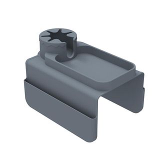 OEM Bandeja Grande Para Reposabrazos De Sof&aacute; Con 2 Aberturas - Gris
