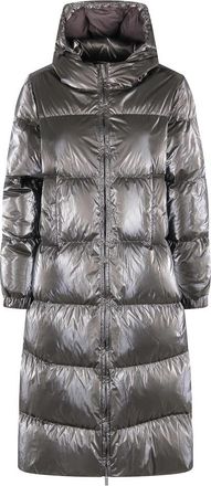 K-Way Ruenne Thermo Pearly - Dames - Parka Jassen - Groen - S - Leer - Jassen
