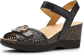 Dansko Stella Womens Sandals Black Woven : EU 41 (US Womens 10.5-11) Regular, Leather