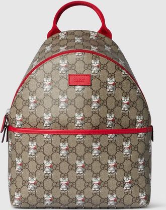 Gucci Kids - Printed GG Backpack, Beige, GG Canvas