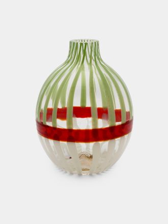 CARLO MORETTI Hand-Blown Murano Glass Bud Vase (7in/18cm)