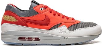 Nike x Clot Air Max 1 K.O.D Solar Red - Special Box sneakers - unisex - Leather/Rubber/Fabric/Mesh - 8.5 - 600A Solar Red/University Red-Cool Grey