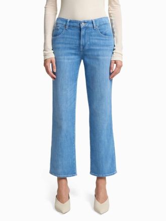 7 For All Mankind Calie Straight Ankle Jeans In Charleston