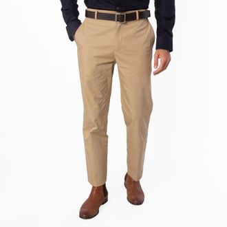 Burberry EKD Logo Cotton Tailored Trousers, Brand Size 54 ( Waist Size 37.4 )