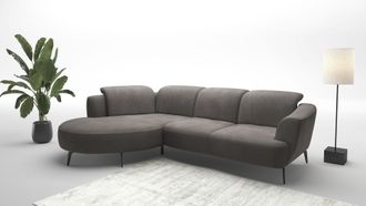 Sit&more Ecksofa &raquo;Zoe&laquo; ink.Sitztiefenverstellung, wahlweise mit Kopfteilverstellung