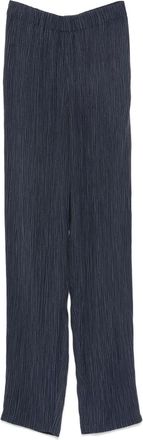 Emporio Armani Pantaloni pliss&eacute; - Blu