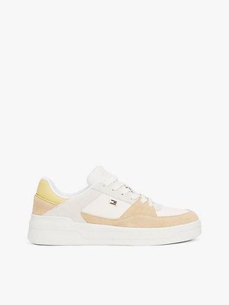 Tommy Hilfiger Mixed Texture Basketball Trainers