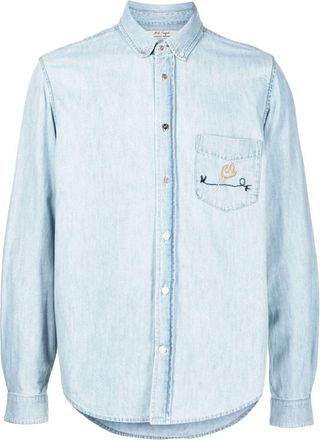 Nick Fouquet embroidered shirt - Blue