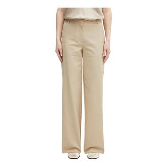 A.P.C. A.p.c., Broeken, Dames, Beige, S, Katoen, Pantalon Margaret