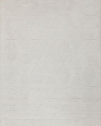 Exquisite Rugs Brunello Hand-Loomed White Rug, 9 x 12