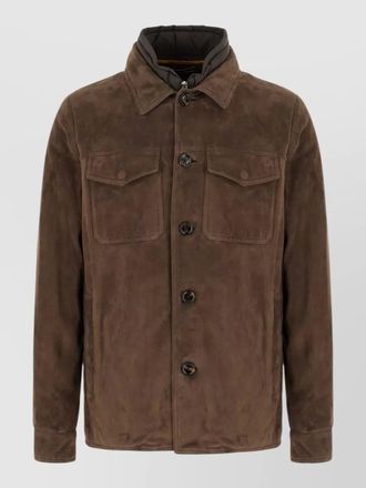 Moorer down shirt jacket