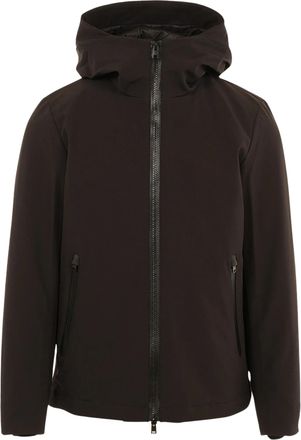 Woolrich Minimalist Functional Pockets Hooded Zip-Up Jacket