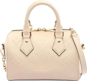 Louis Vuitton 2021 Speedy 20 bandouliere shopper met monogram - Beige