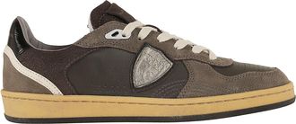 Philippe Model Pgal Low Patent Leather Accent Sneakers