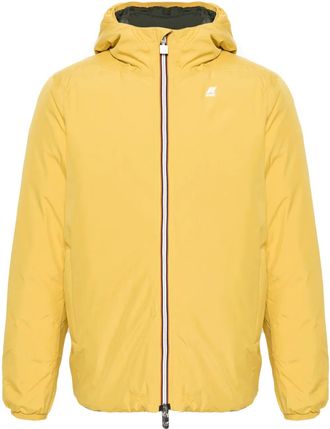 K-Way Piumino con cappuccio - Giallo