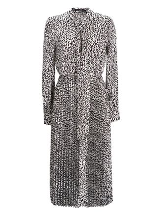 Karl Lagerfeld Midi-jurk met geometrische print - Zwart
