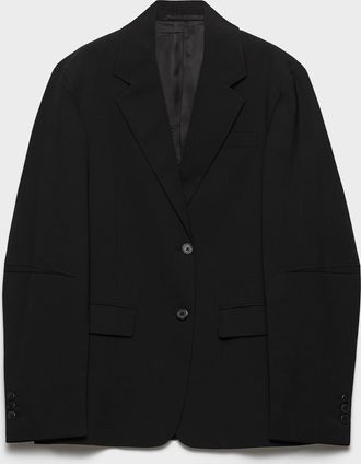 Prada Single-breasted jacket in superfine wool