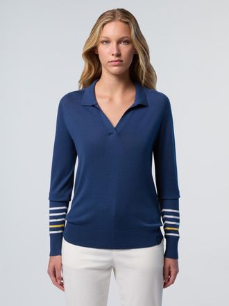 North Sails Trui Aloë vera met V-hals