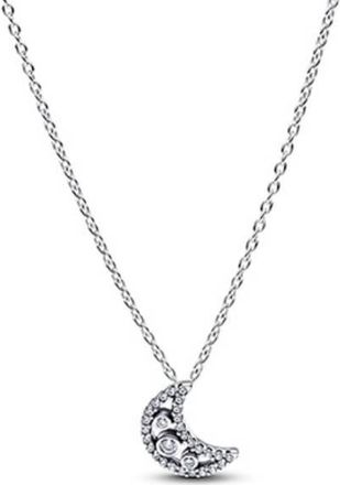 Pandora Crescent Moon Pendant Necklace